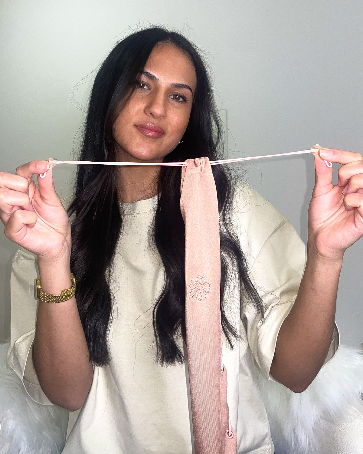 Double layer hair wrap