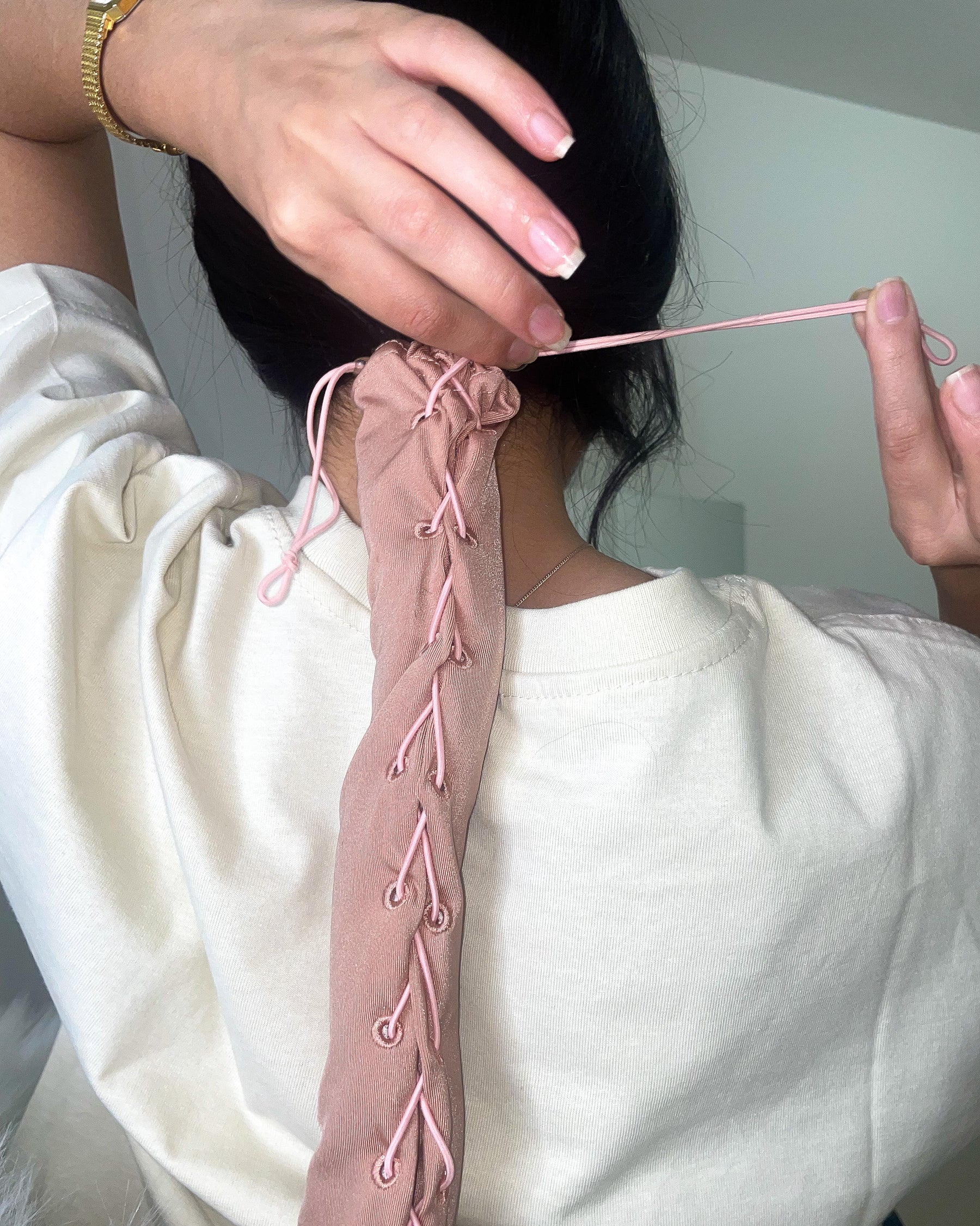 Double layer hair wrap